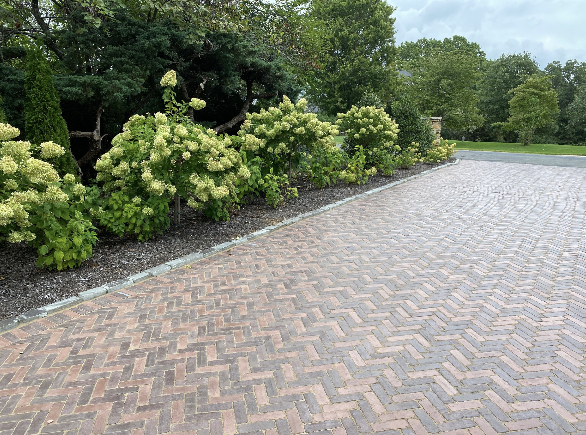 Pavers change the normal driveway to a show stopper